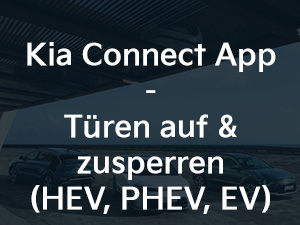 Kia Niro - Kia Connect Türen auf & zusperen