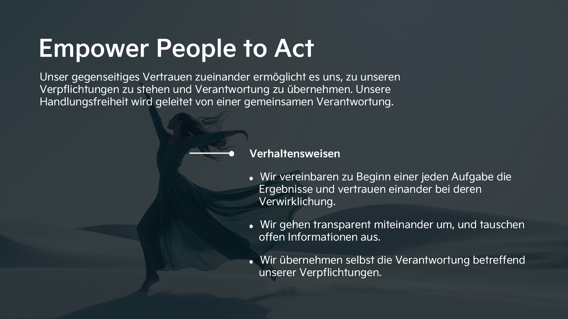 Empower people to act