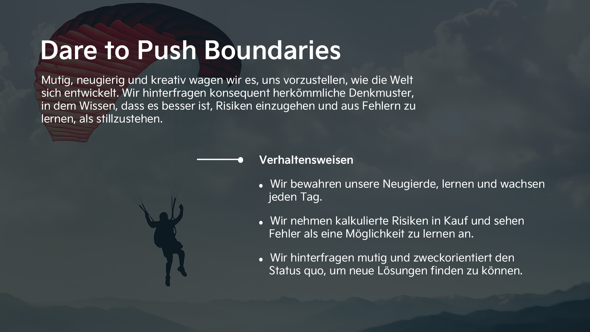 Dare to push Boundaries