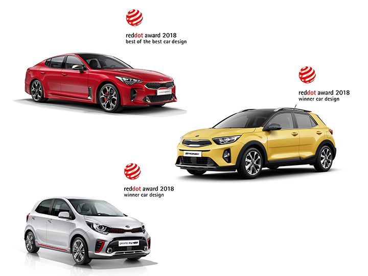 Red Dot Awards 2018 %3A nouveau tripl%C3%A9 gagnant pour le design Kia