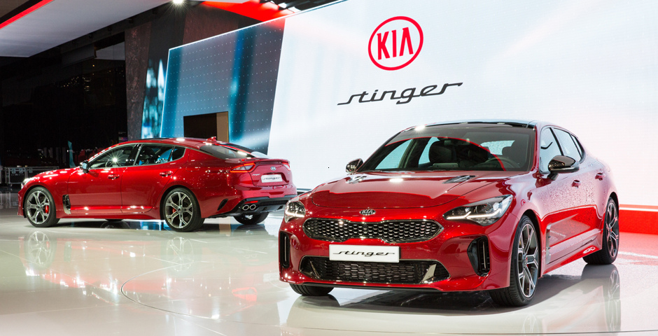 salon de genève kia stinger