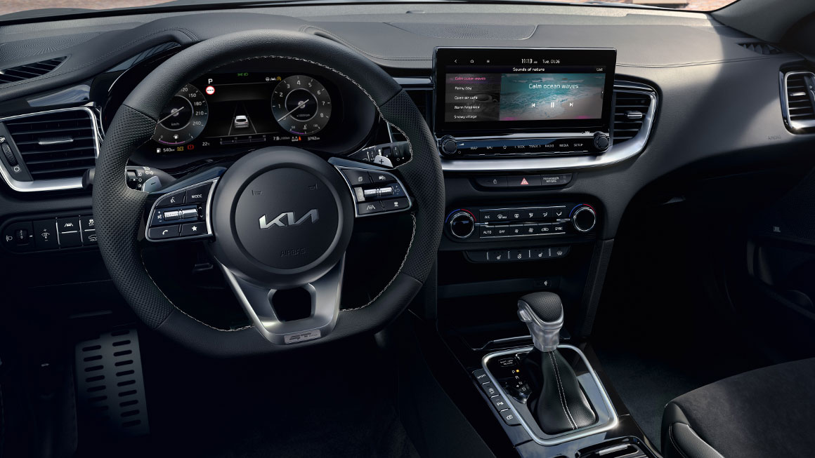 Intérieur sophistiqué de la Kia ProCeed