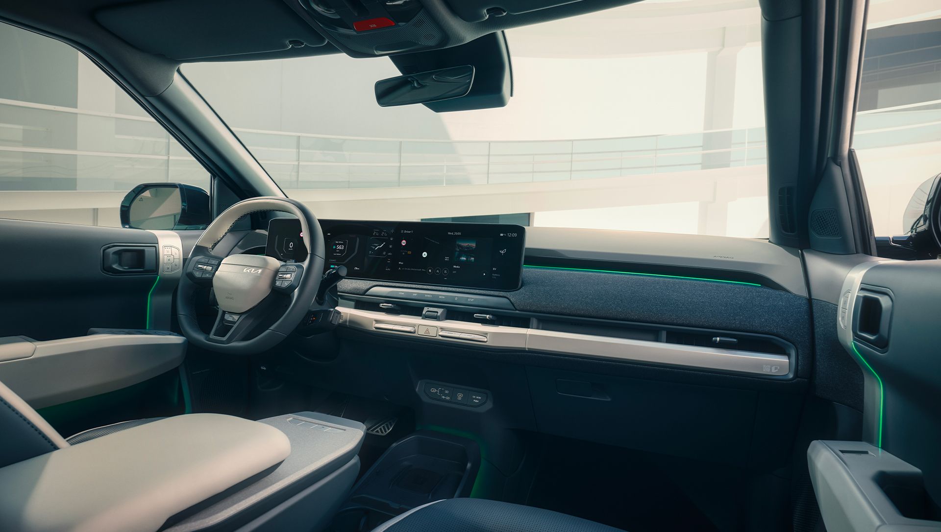 Habitacle spacieux de Kia EV3