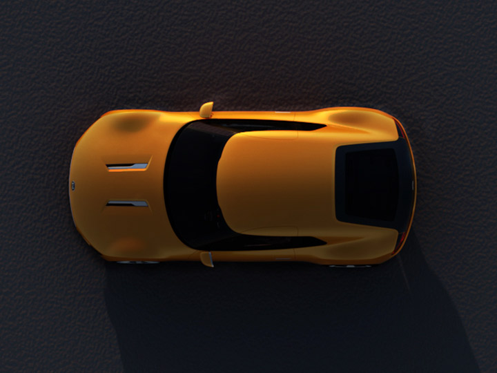 GT4 Stinger ylhäältä
