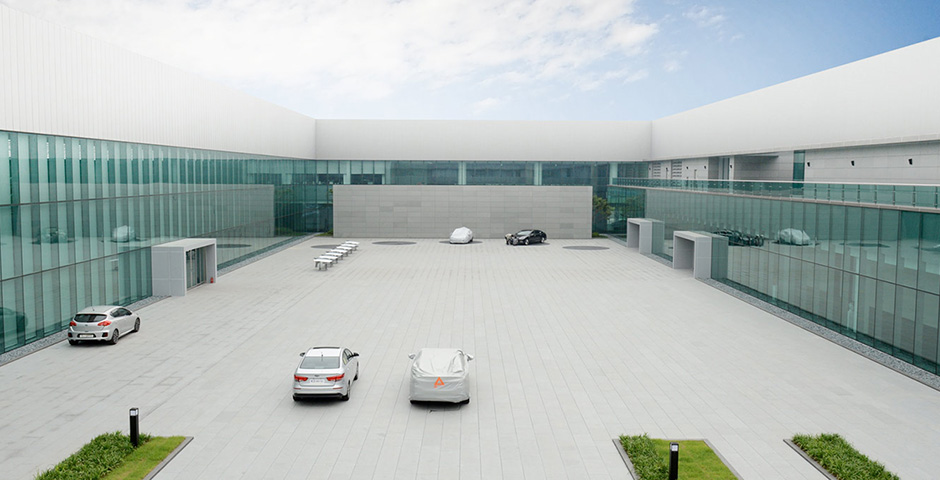 Kia Namyang design center exterior photography