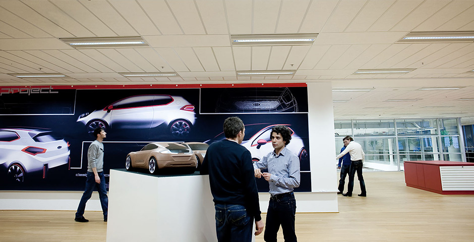 Kia Europe Frankfurt design center photography