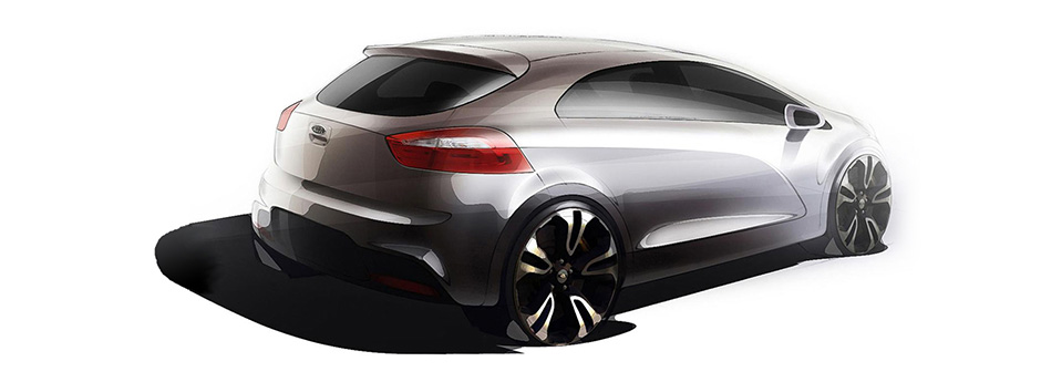 Kia drawing content car design