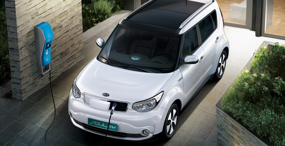 Elektro vůz Kia Soul EV s nabíjením v domácím prostředí