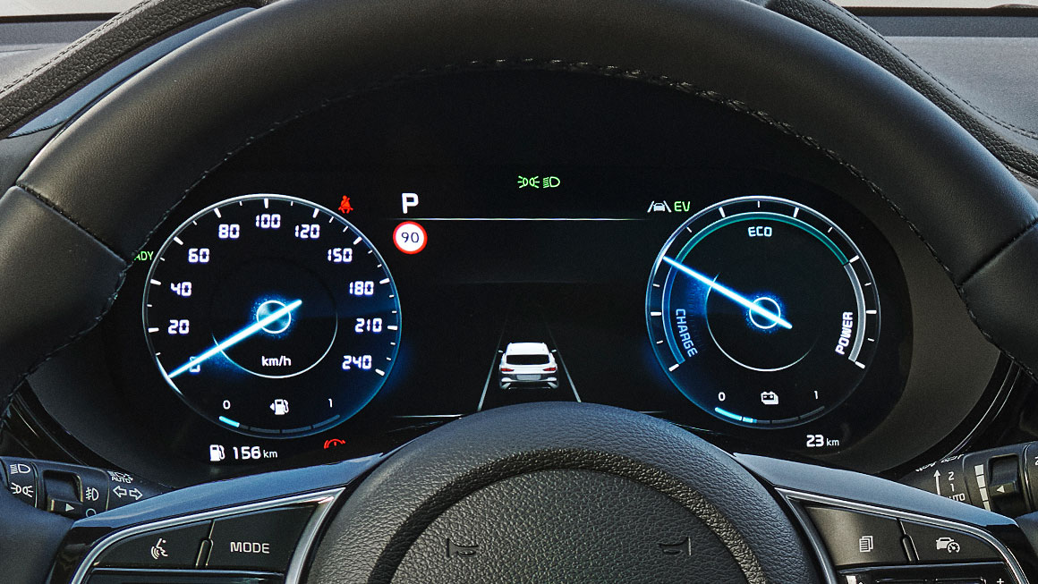 full digital instrument cluster