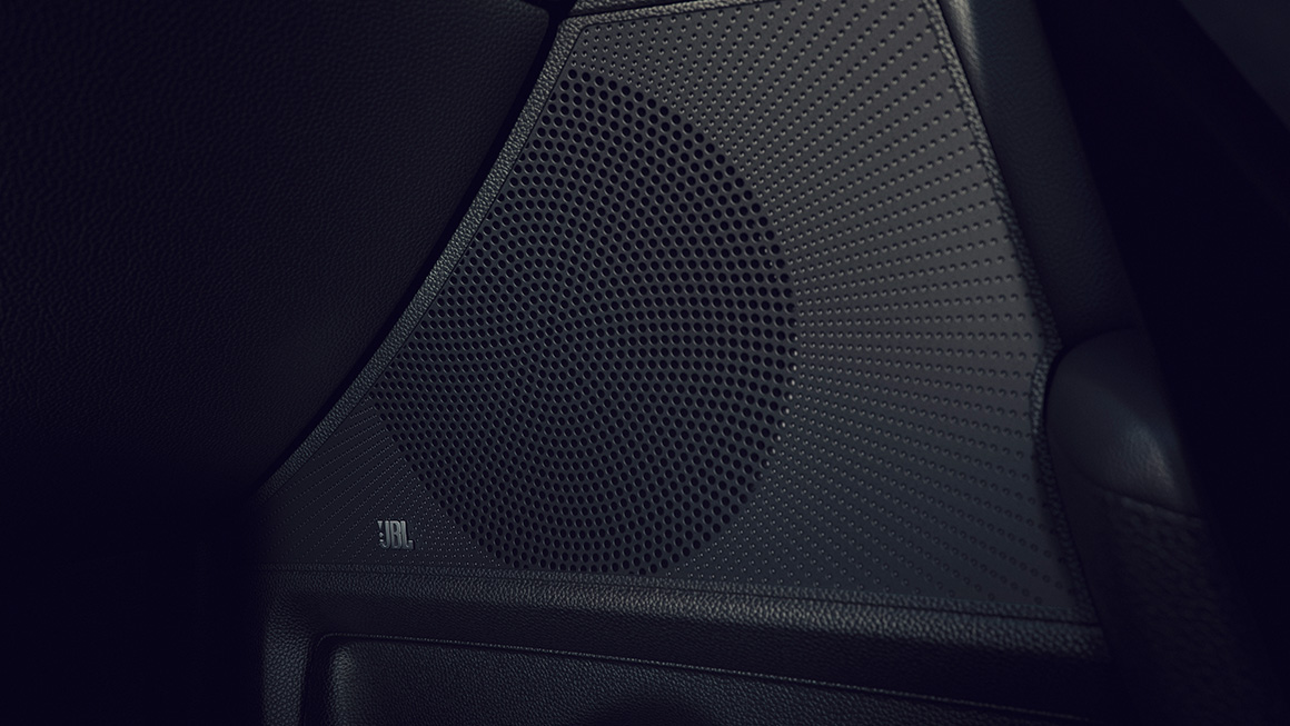 JBL Premium Sound System, Nahaufnahme