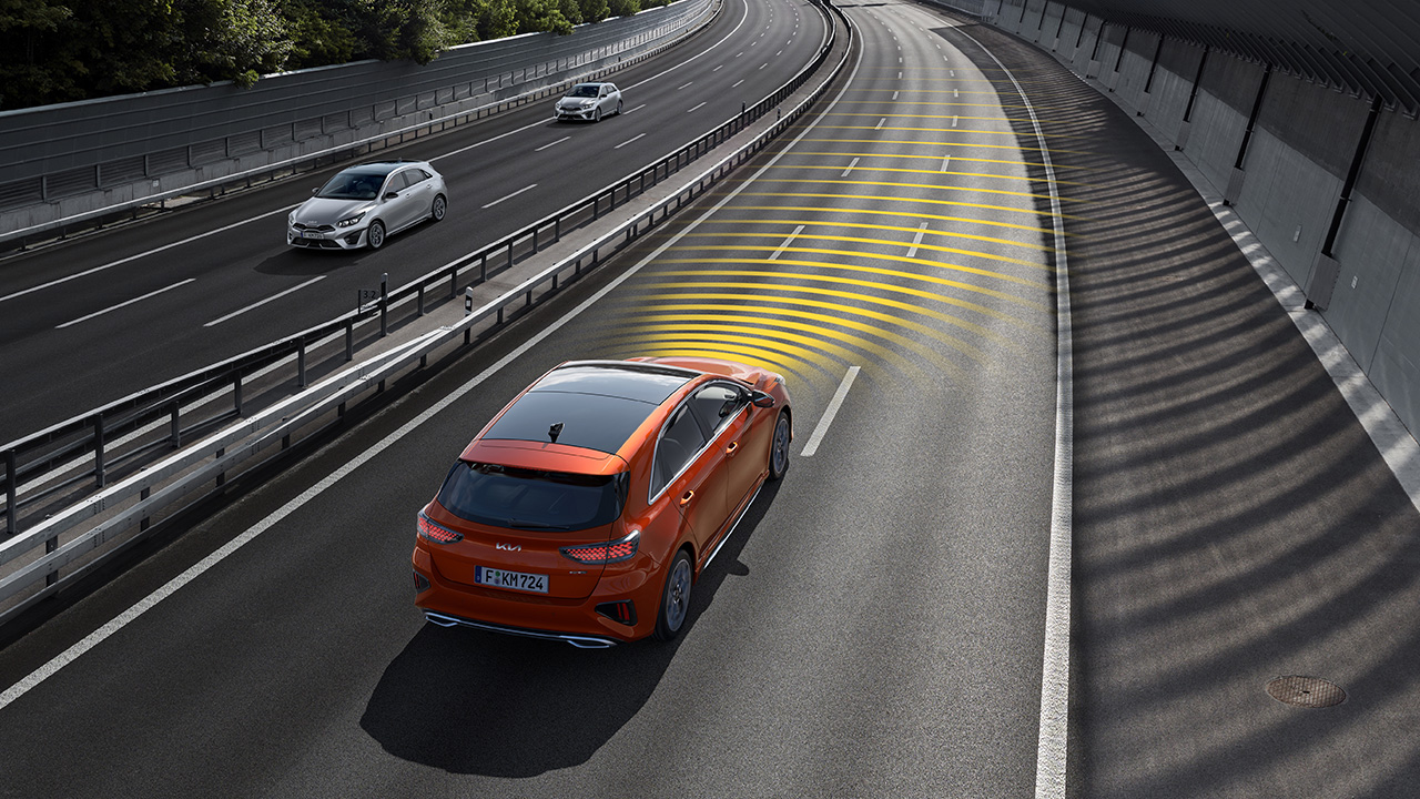 Kia Highway Driving Assist & Navigation-based Smart Cruise Control