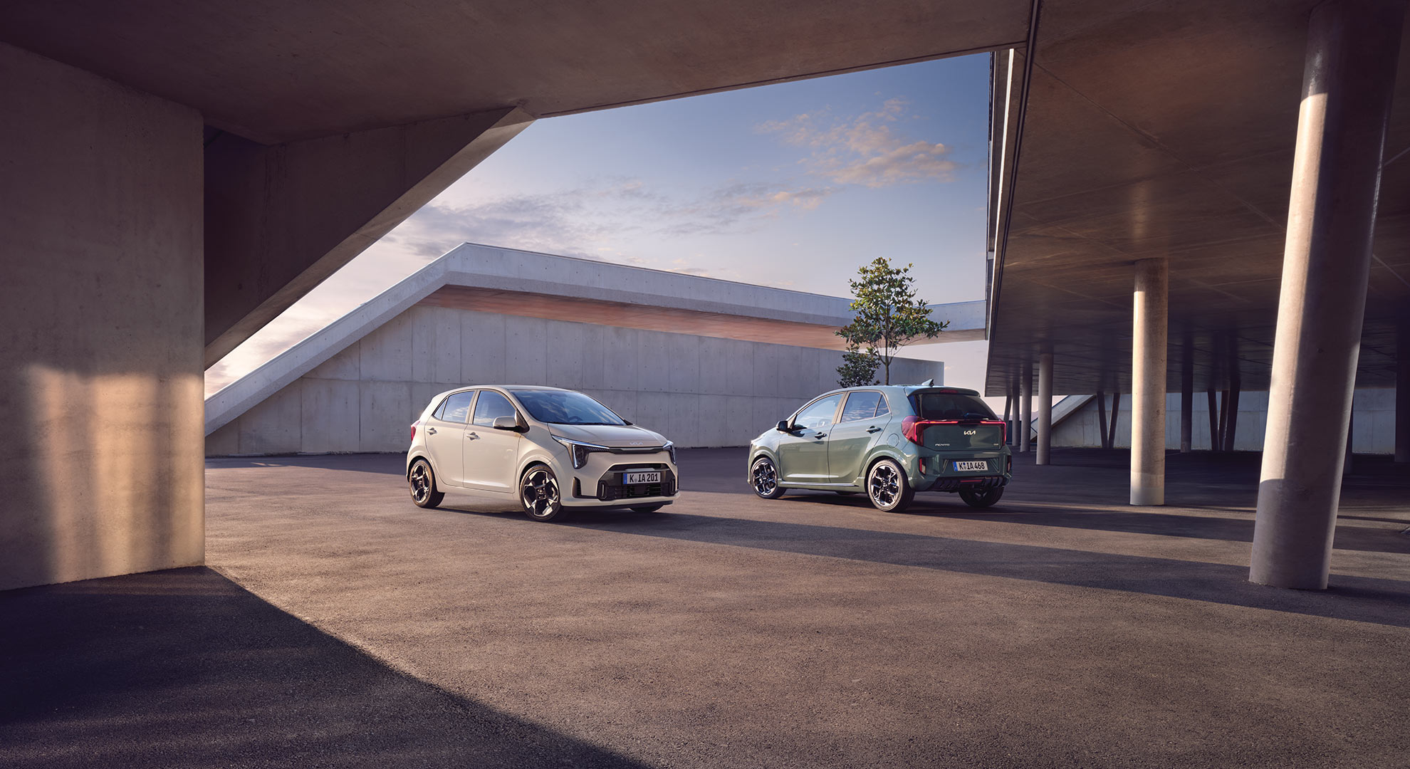 Kia Picanto, Front- und Heckansicht