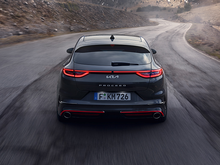 Design de l’arrière de la Kia ProCeed GT