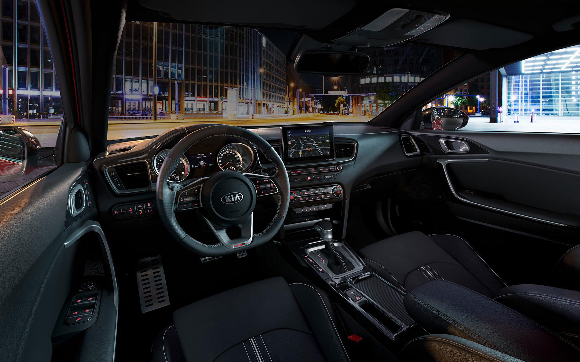 Kia ProCeed comfortable interior