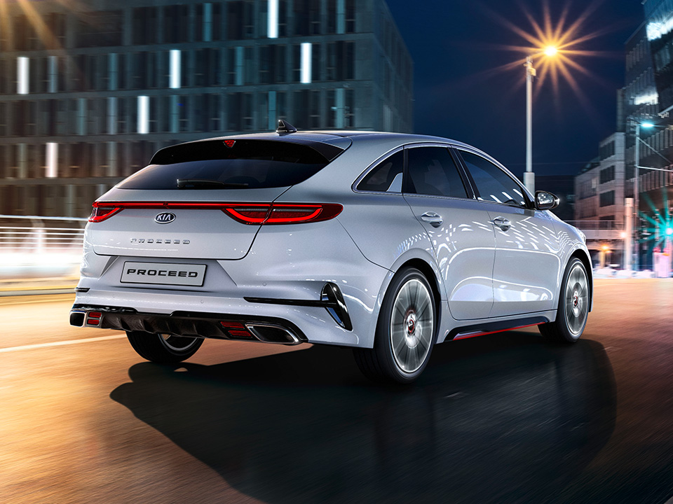 Kia ProCeed GT rear view