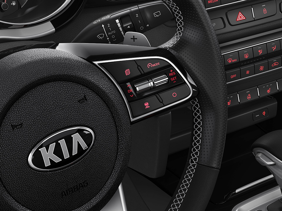 Kia ProCeed paddle shift levers