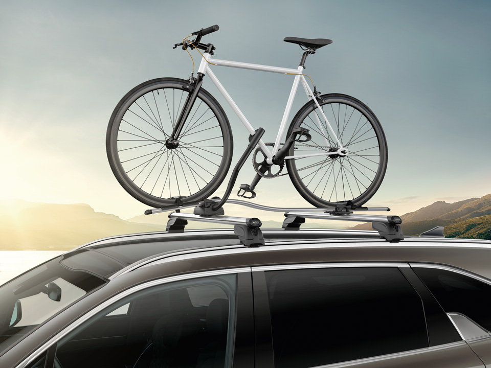 Aluminium cross bars & Bike carrier Pro