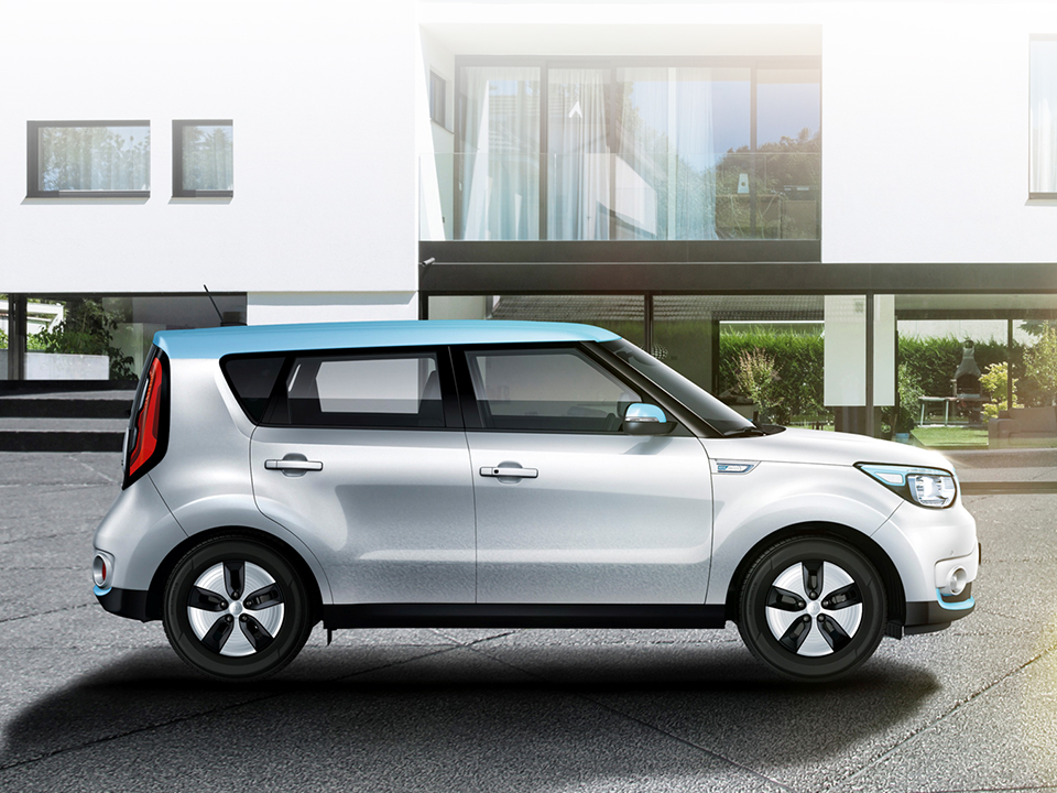 Kia Soul EV style electric vehicle