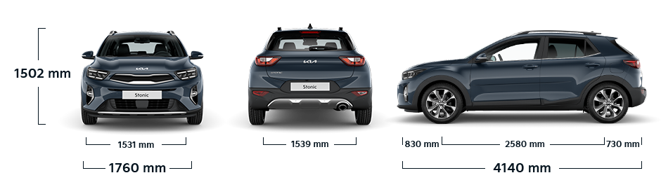 Kia Stonic dimensions