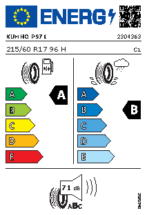 Kia Tyre Label - kumho-215-60R17