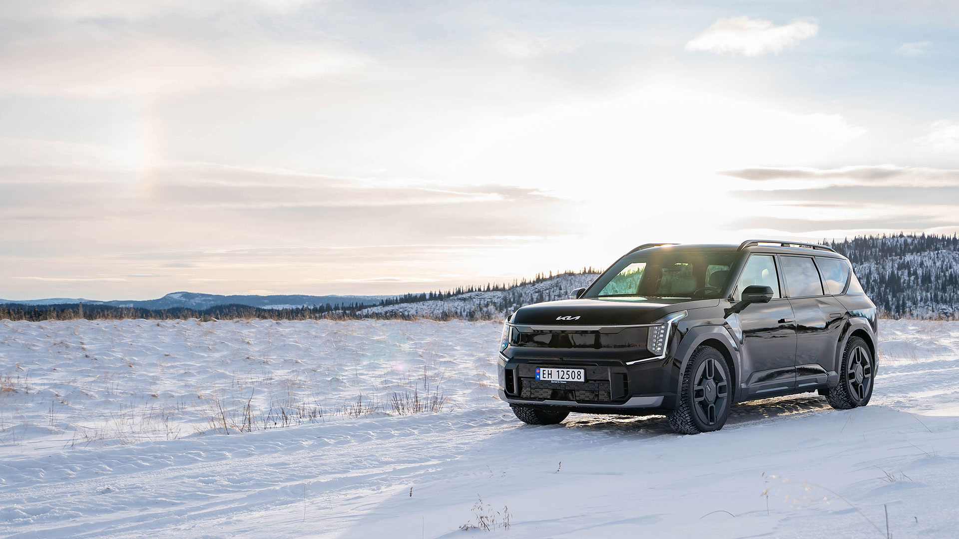 Kia EV6 vinter