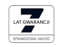 7 lat gwarancji