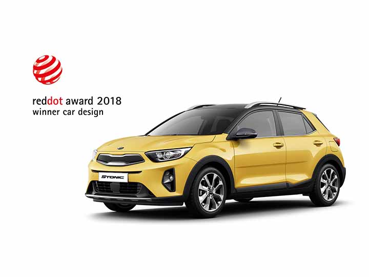 Bil Kia Stonic Crossover red dot award