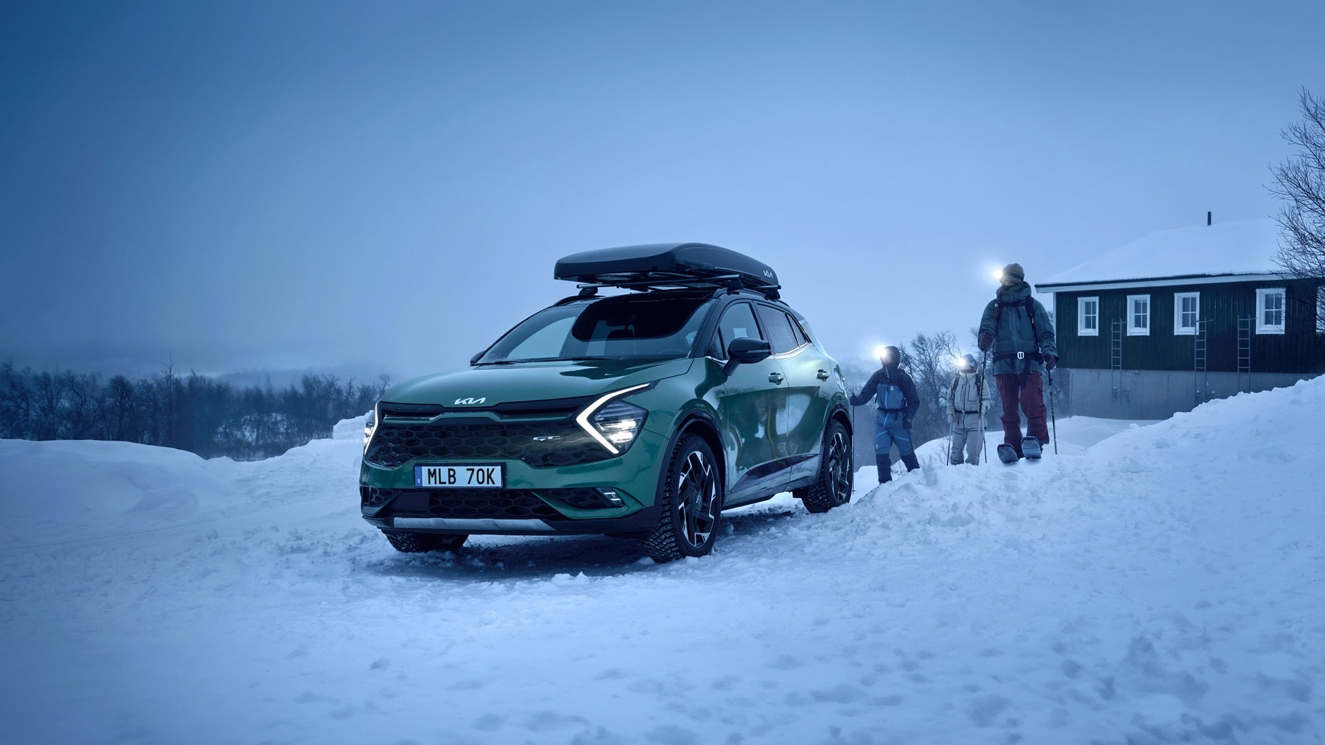 Kia Sportage vinterbild