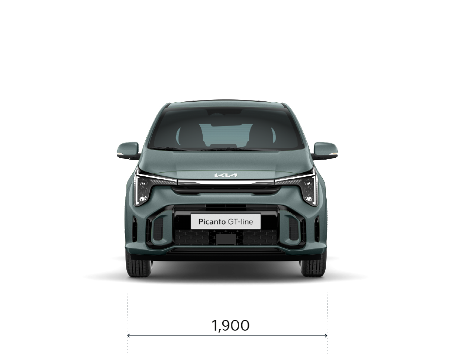 Front view specifications 